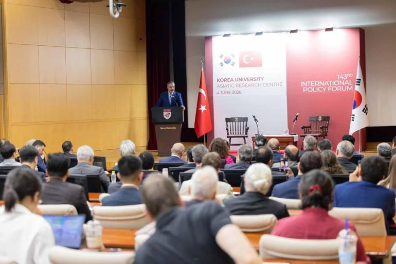 Dışişleri Bakanı Fidan, Güney Kore’de