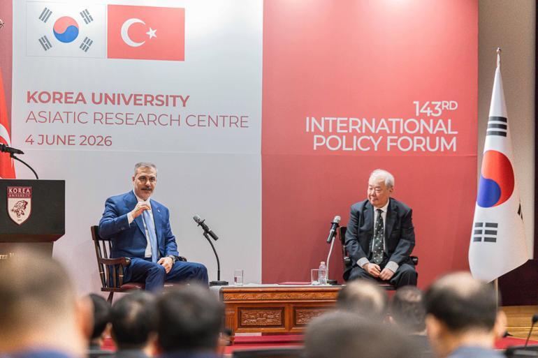 Dışişleri Bakanı Fidan, Güney Kore’de