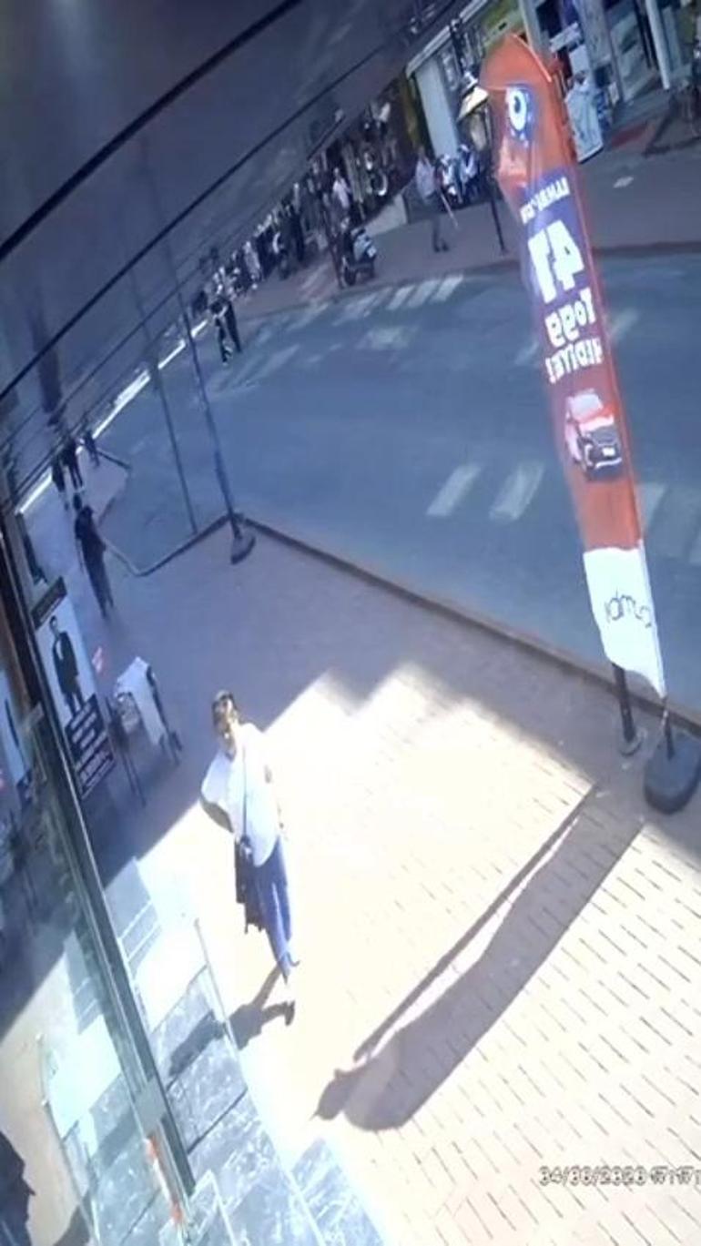 Motokuryenin 10 yaşındaki çocuğa çarptığı kaza kamerada