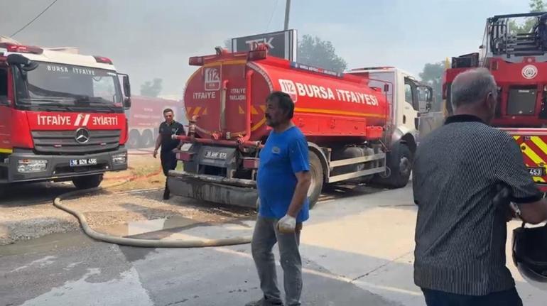 Bursada boya imalathanesinde yangın