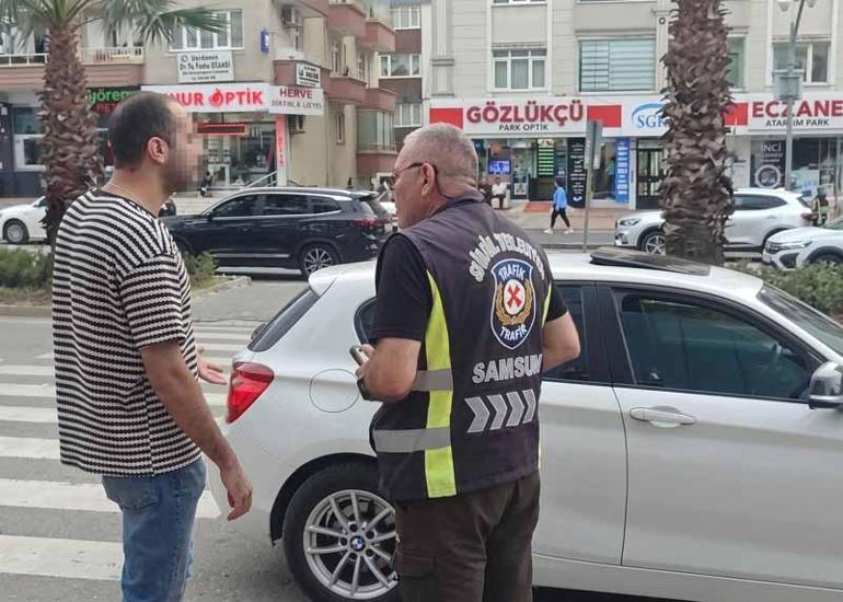 Samsunda korsan taksi denetiminde 3 sürücüye 300 bin lira ceza