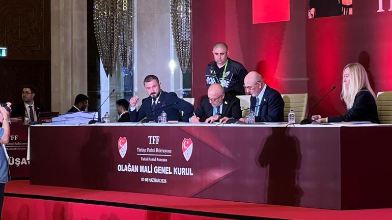 TFF Olağan Mali Genel Kurulunda yönetim ibra edildi