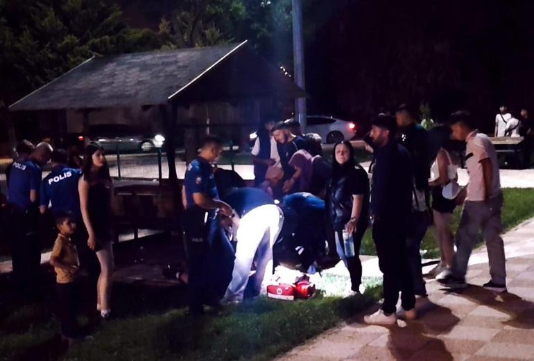 Parkta uğradığı biber gazlı ve bıçaklı saldırıda ağır yaralandı