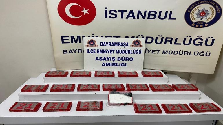 Bayrampaşa’da uyuşturucu operasyonu; otomobilde 20 kilogram kokain ele geçirildi