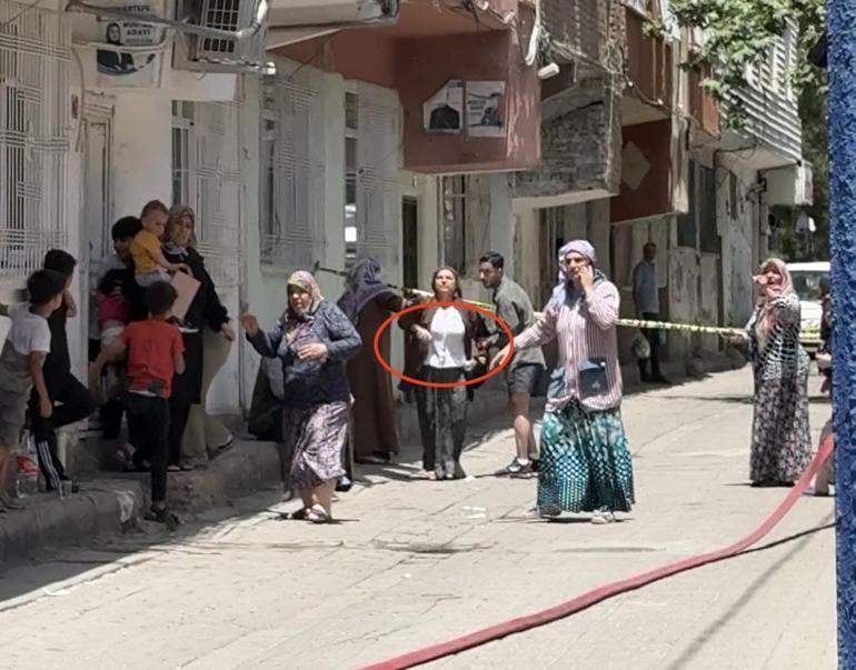 Diyarbakırda yangın sonrası komşular arasında arbede