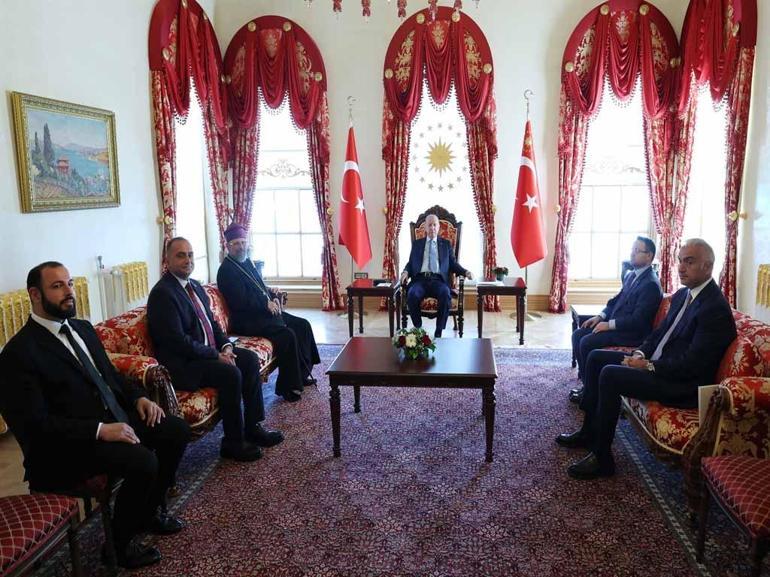 Cumhurbaşkanı Erdoğan, Sevan Sıvacıoğlu ve Patrik Maşalyan’ı kabul etti