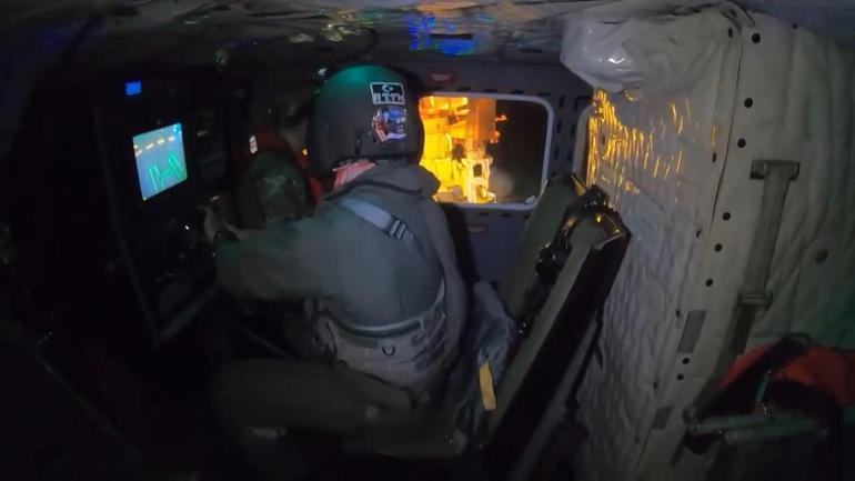 Yıldırım sondaj gemisinde yaralanan çalışan, helikopterle tahliye edildi
