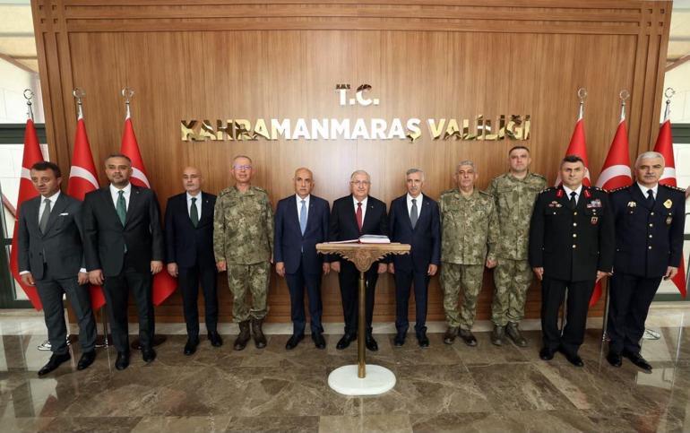 Bakan Güler, Kahramanmaraşta birlikleri denetledi