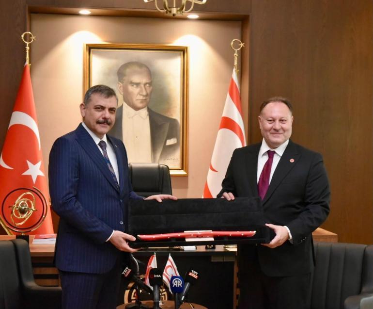 KKTC Başbakanı Üstel, Bakan Çiftçi’yi kabul etti