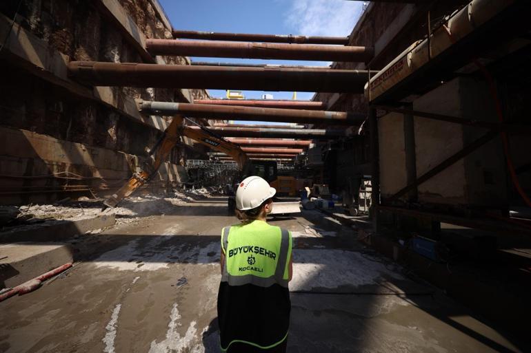 Kocaeli’de ‘Körfezray Metro Projesi’nin çalışmaları devam ediyor