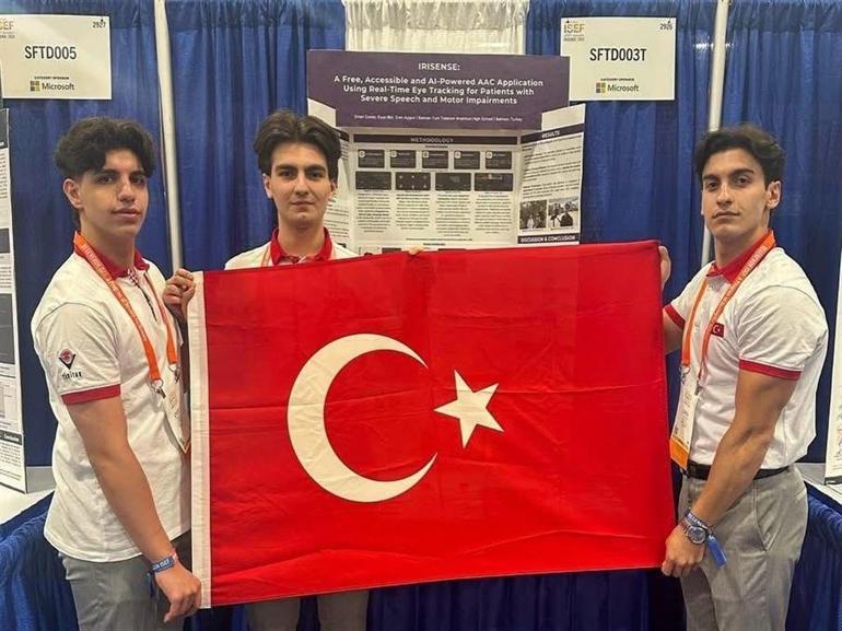 Liseli 3 gencin ALS hastaları için geliştirdiği yapay zeka destekli uygulama, ABDde 2 ödül kazandı