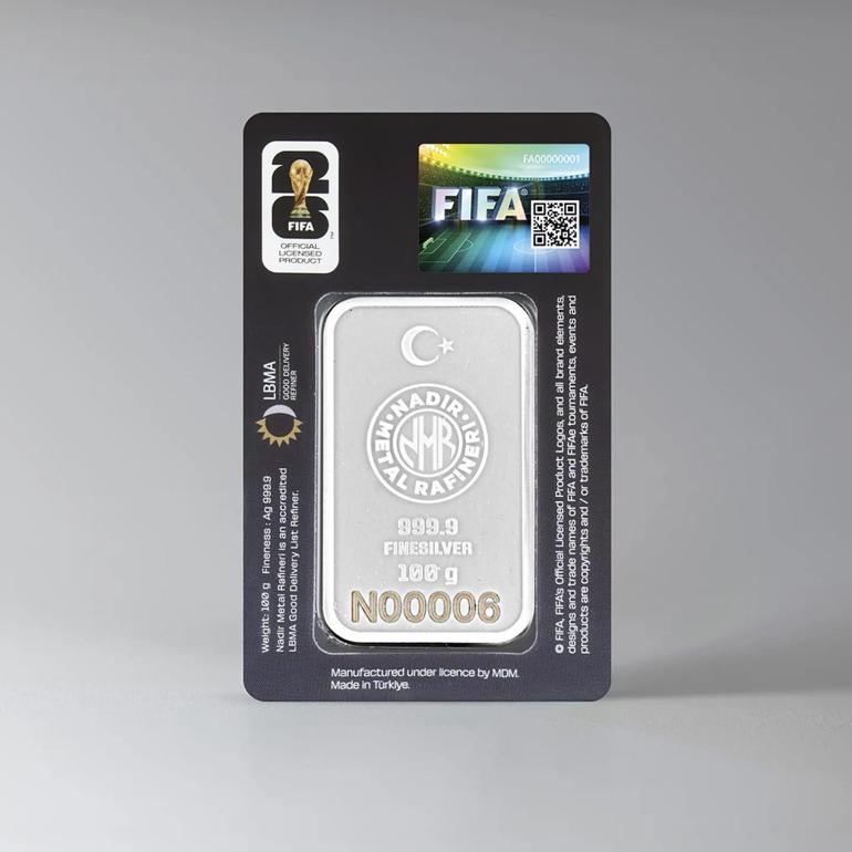 2026 FIFA Dünya Kupasına özel altın ve gümüş külçeler üretildi