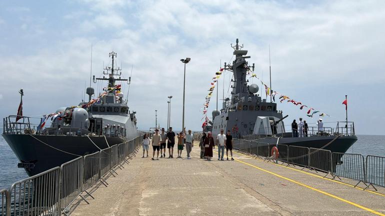 Denizkurdu-2/2026 Tatbikatına katılan TCG Tarsus ve TCG İmbat ziyarete açıldı