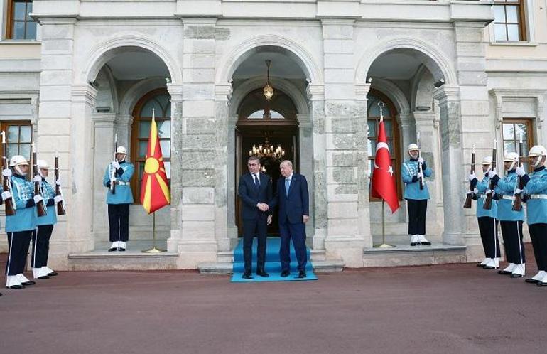 Cumhurbaşkanı Erdoğan, Kuzey Makedonya Başbakanı Hristijan Mickoskiyi kabul etti