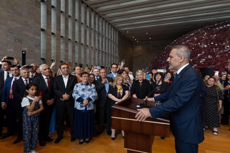 Bakan Fidan, Ahıska Türkleri-Kayıp Sürgünün İzinde sergisinin açılışına katıldı