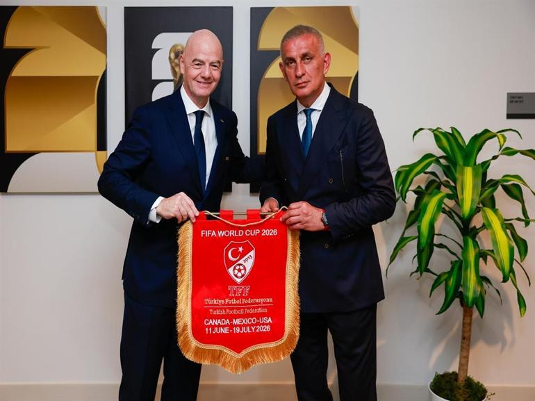 TFF Başkanı Hacıosmanoğlu, Infantino ve Isaac ile görüştü
