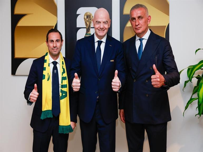TFF Başkanı Hacıosmanoğlu, Infantino ve Isaac ile görüştü
