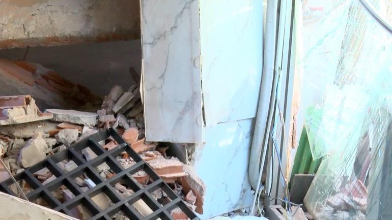 Güngören’de yıkım sırasında çöken apartman nedeniyle 2 bina tahliye edildi