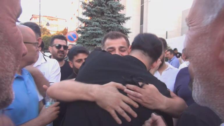 Silivri Adliyesinin önünde arbede