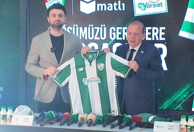 Bursasporun forma göğüs sponsoru 70 milyon TL bedelle Yörsan oldu