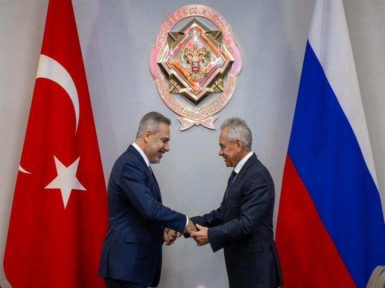Bakan Fidan, Rusya Devlet Güvenlik Konseyi Sekreteri Şoygu ile görüştü