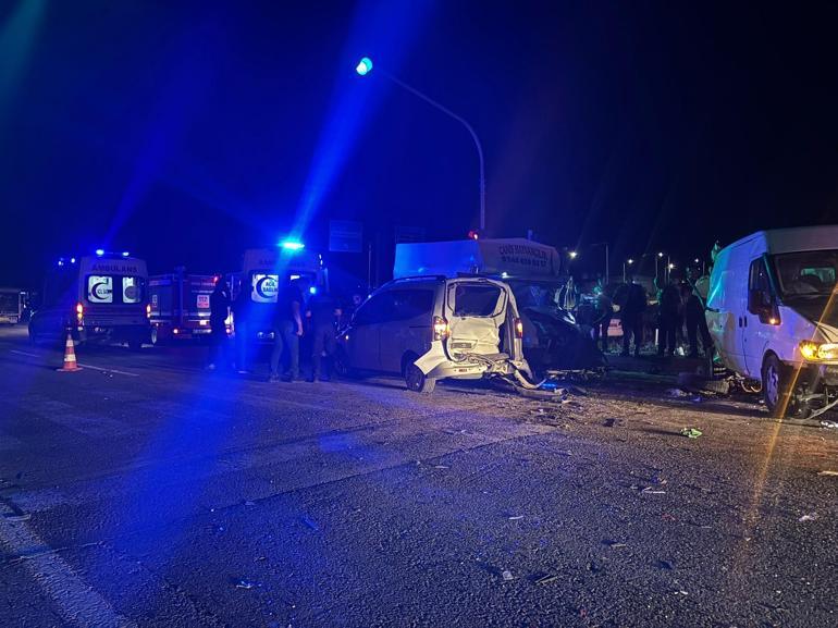 Niğdede zincirleme kaza: 10 yaralı