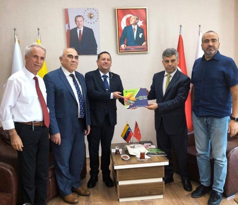Venezuela’nın Ankara Büyükelçisi Gutierrez, SANKON’u ziyaret etti