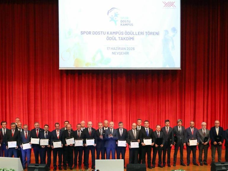İYTEye spor dostu kampüs ödülü