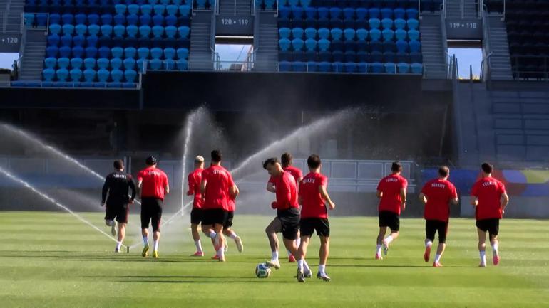 A Milli Futbol Takımı, Paraguay maçının hazırlıklarını tamamladı