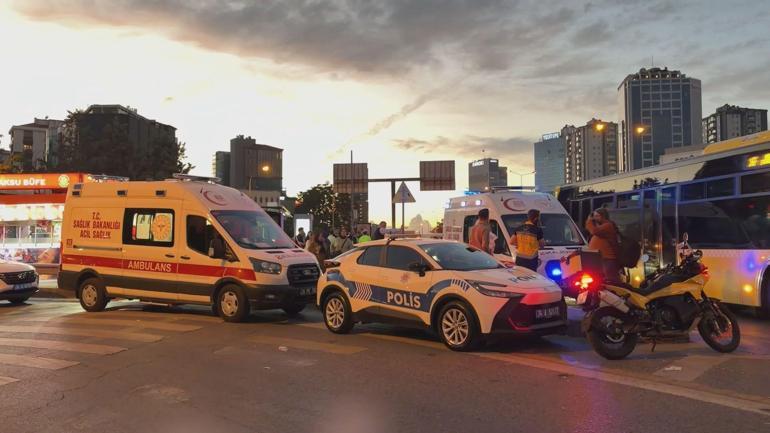 Bostancıda metro raydan çıktı; 3 yolcu yaralandı
