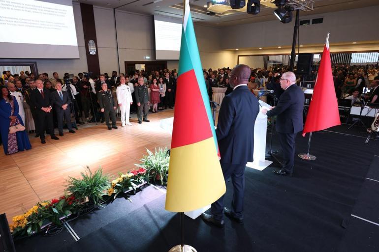 Bakan Güler, Kamerun Milli Günü resepsiyonuna katıldı