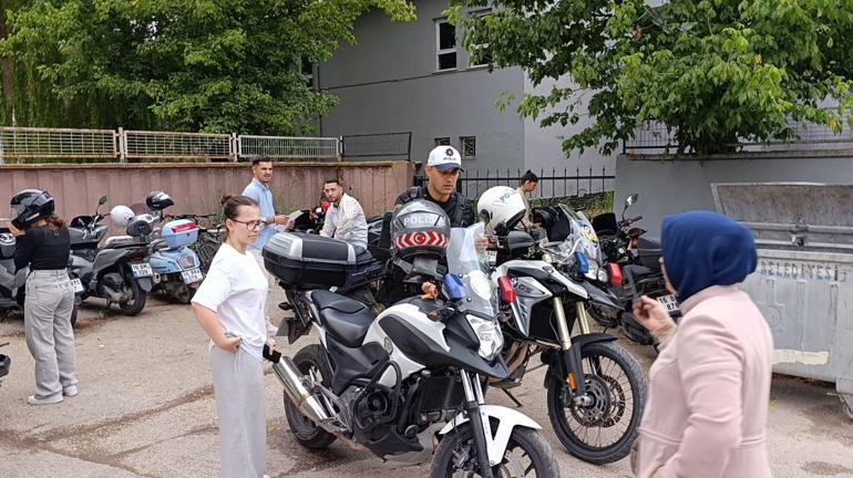 Yanlış sınav yerine giden adayı motosikletli trafik polisi yetiştirdi