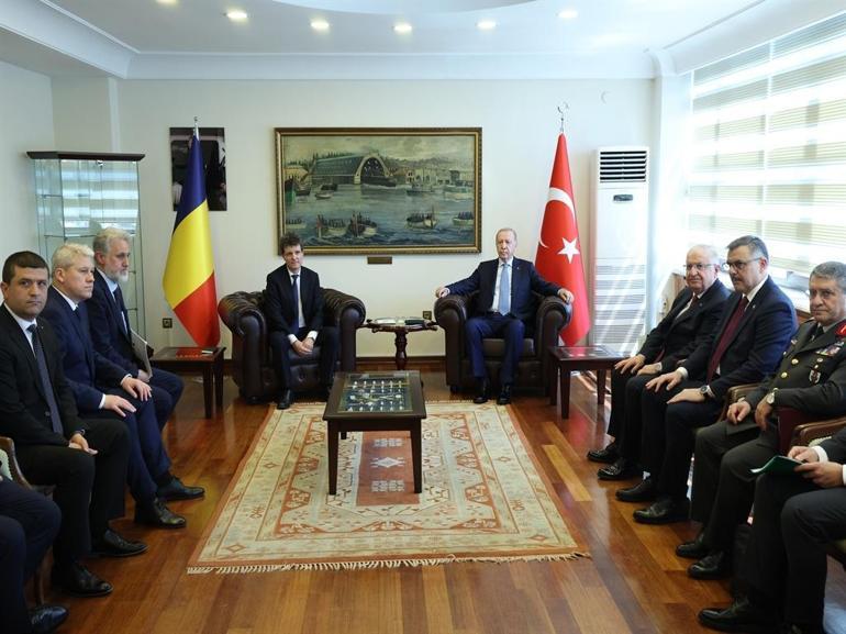 Cumhurbaşkanı Erdoğan, Romanya Cumhurbaşkanı Nicuşor Daniel Dan ile görüştü