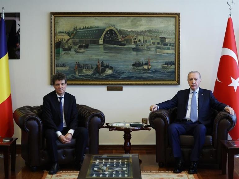 Cumhurbaşkanı Erdoğan, Romanya Cumhurbaşkanı Nicuşor Daniel Dan ile görüştü