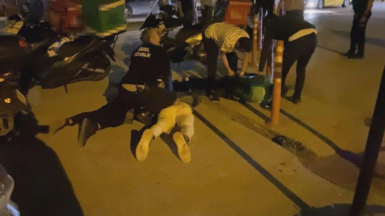 Bursada işverenler ile motokuryelerin kavgası kamerada: 10 gözaltı