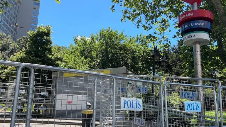 Taksimdeki metro istasyonları geçici süreyle kapatıldı