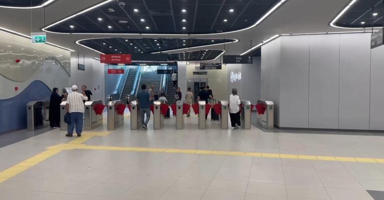 Halkalı-Arnavutköy metrosunu ilk gününde 10 bin kişi kullandı