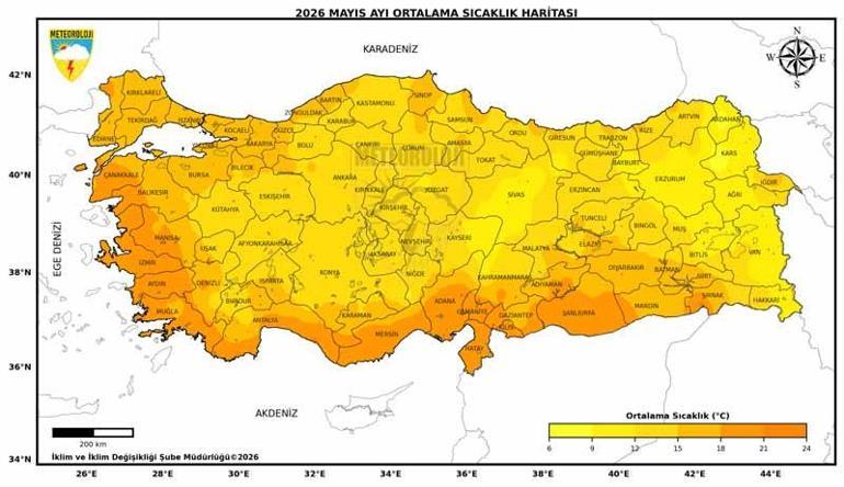 Son 56 yılın en soğuk 7nci mayıs ayı