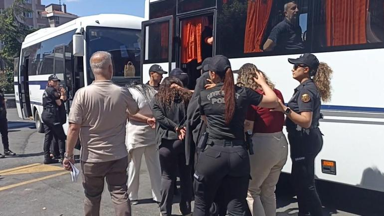 Şapkalılar suç örgütüne operasyon: 4ü avukat 24 şüpheli adliyeye sevk edildi
