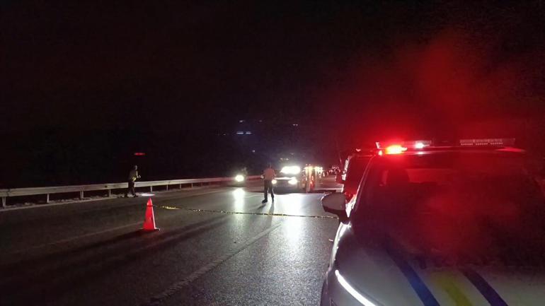 Bursa Çevre Yolunda önce TIR, ardından otomobilin çarptığı yaya öldü