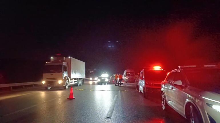 Bursa Çevre Yolunda önce TIR, ardından otomobilin çarptığı yaya öldü