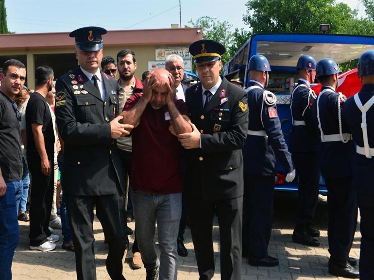 Kazada şehit olan uzman çavuş, son yolculuğuna uğurlandı
