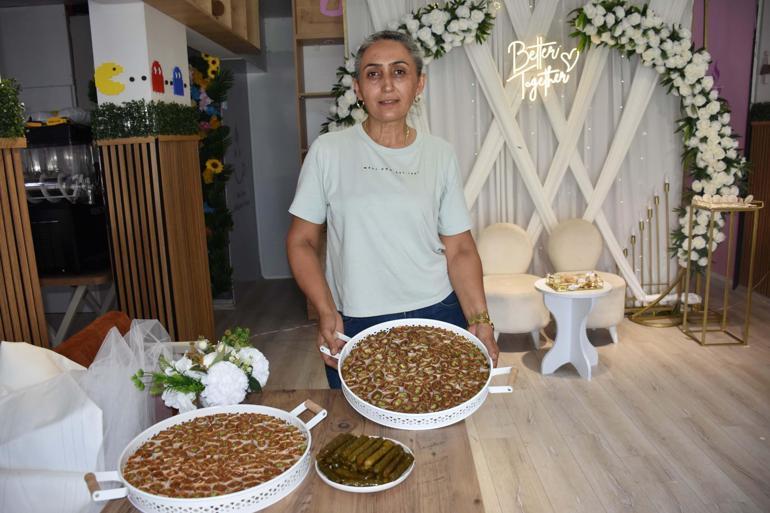 İzmirde imece usulü dayanışmayla nişan sevinci