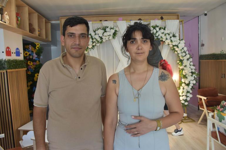 İzmirde imece usulü dayanışmayla nişan sevinci