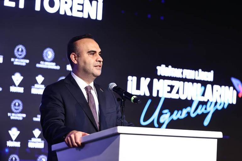 Bakan Kacır, eğitimlerini başarıyla tamamlayan öğrencilere diplomalarını verdi