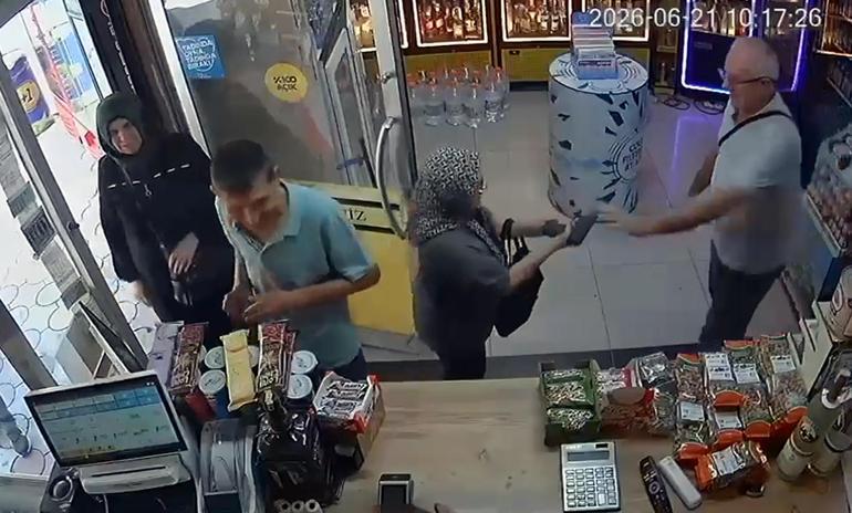 Boşanma aşamasındaki kocasını vurmak istediği tabanca tutukluluk yaptı; o anlar kamerada