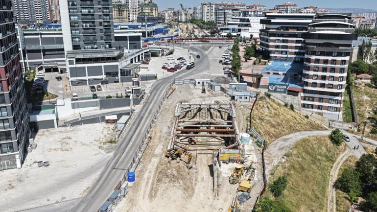 Mansur Yavaş, Mamak Metrosunda incelemelerde bulundu