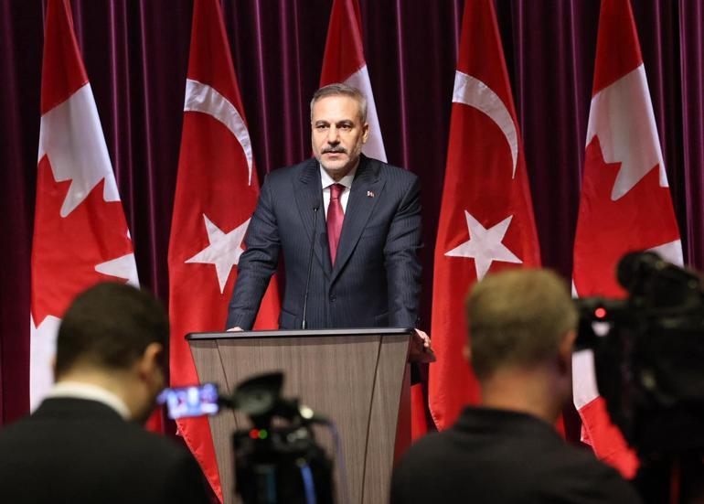 Bakan Fidan, Ottavada Kanada Dışişleri Bakanı Anand ile bir araya geldi
