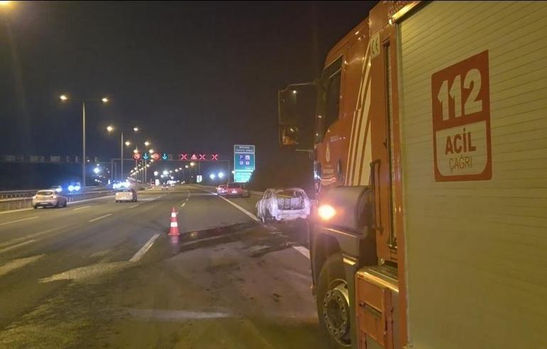 Çatalcada yanan elektrikli otomobilin sürücüsü: Ailemi bir buçuk dakika arayla kurtardım