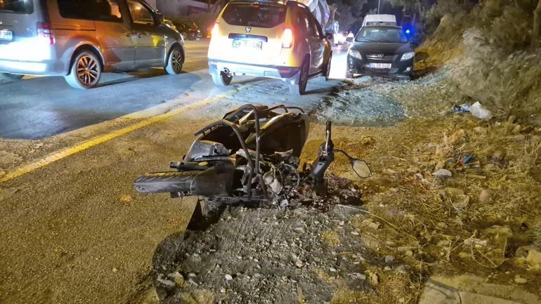 Bodrum’da taksi ile motosiklet çarpıştı: 1 ölü, 1 ağır yaralı
